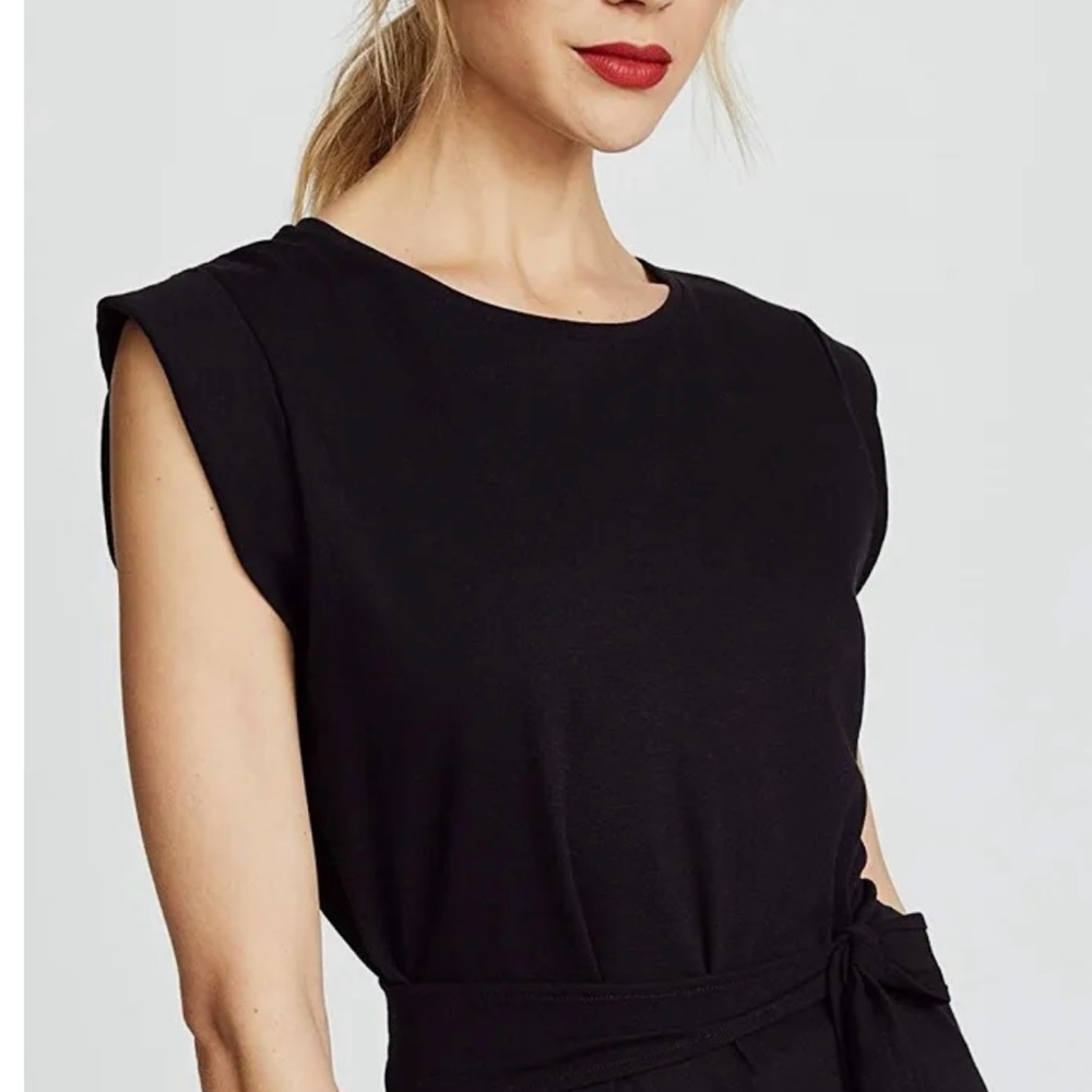 Vince - Women’s Wrap Waist Top, Black